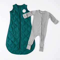 Dream Weighted Sleep Sack + Free Moon Grey Bamboo Pajama