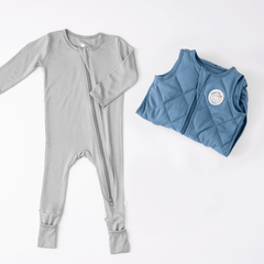 Dream Weighted Sleep Sack + Free Moon Grey Bamboo Pajama