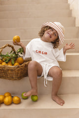 Reversible Bucket Hat - Tangerine