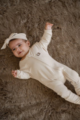 Beige Stretch Bow