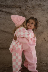 Knitted Pants - Baby Pink