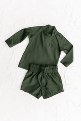 Cinnamon Rash Shirt - Forest
