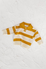 Striped Pullover - Mustard