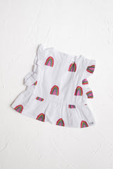 Rainbow Frill Top