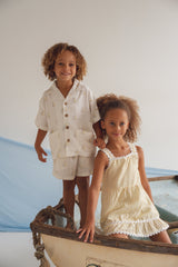 Lemon Splice Wave Dress