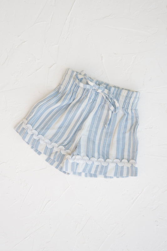 Blue Summer Wave Shorts
