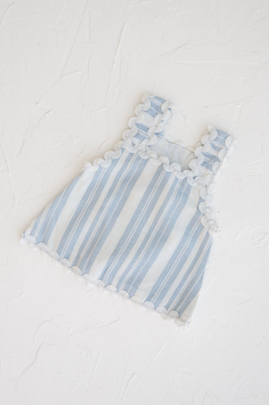 Blue Summer Wave Top