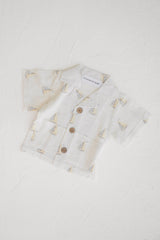 Sailboat Linen Shirt