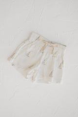 Sailboat Linen Shorts