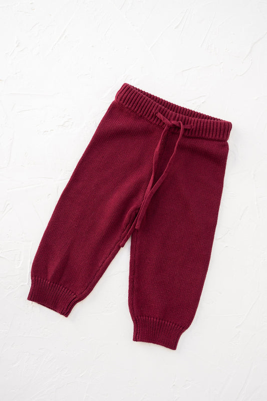 Pomegranate Knitted Pants