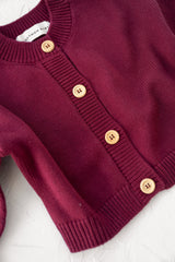 Pomegranate Knitted Cardigan