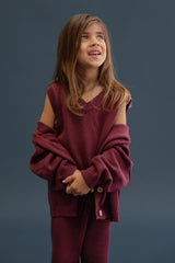 Pomegranate Knitted Vest