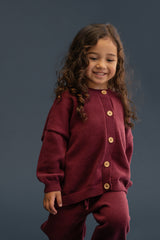 Pomegranate Knitted Cardigan