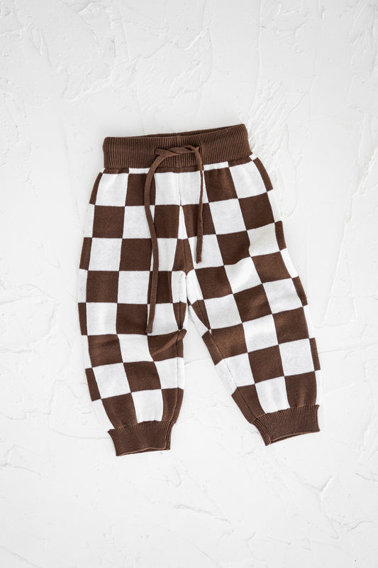 Knitted Pants - Chocolate