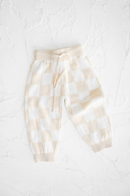 Knitted Pants - Cream
