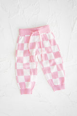 Knitted Pants - Baby Pink