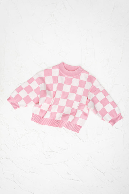 Knitted Jumper - Baby Pink