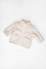 Beige Teddy Reversible Jacket