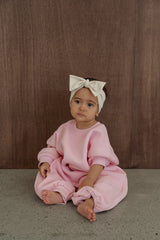 Beige Stretch Bow