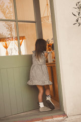 Black Gingham Dress