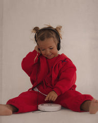 Primary Zip Hoodie - Red