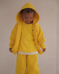 Primary Zip Hoodie - Yellow