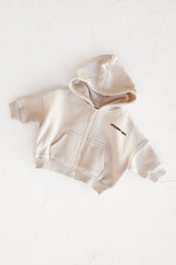 Primary Zip Hoodie - Stone