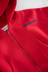 Primary Zip Hoodie - Red
