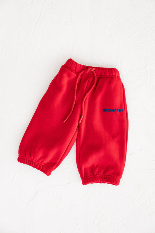Primary Track Pants - Red