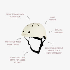 BANWOOD HELMET - CREAM (50-54 cm)
