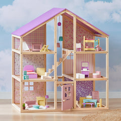 Tiny Land® Sweetwood Dollhouse without Dolls