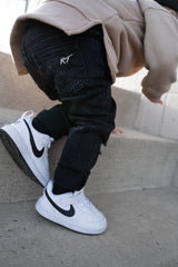 DISTRESSED JEANS - ONYX WASH