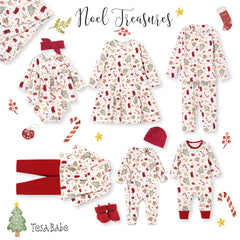 Girls’ Christmas Dress – Bamboo Holiday Tiered Twirl Dress
