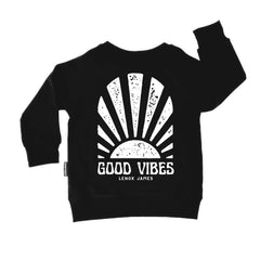 GOOD VIBES SWEATSHIRT - BLACK