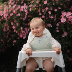 Bluey x Mushie Silicone Baby Bib