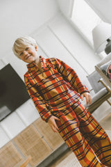 Brooks Set in Mars Red Plaid