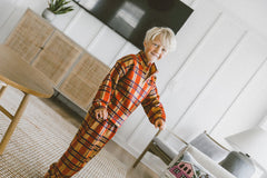 Brooks Set in Mars Red Plaid