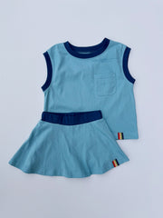 Goldie Set in Air Blue
