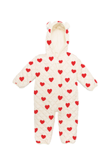 Freddie Bear Suit - Red Hearts
