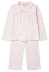 GIRLS WIDE TROUSER PYJAMA SET | TINY HEARTS