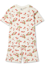 KIDS SHORTIE PYJAMA SET | STRAWBERRY