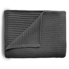 Knitted Ribbed Baby Blanket