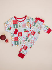 Bamboo Two Piece Set | Christmas Patchwork