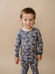 Bamboo Two Piece Set | Leopard Skull