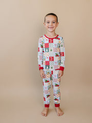 Bamboo Two Piece Set | Christmas Patchwork