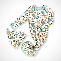 Manatee Newborn Bamboo Gown