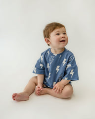 Shorts Set | Blue Bolts