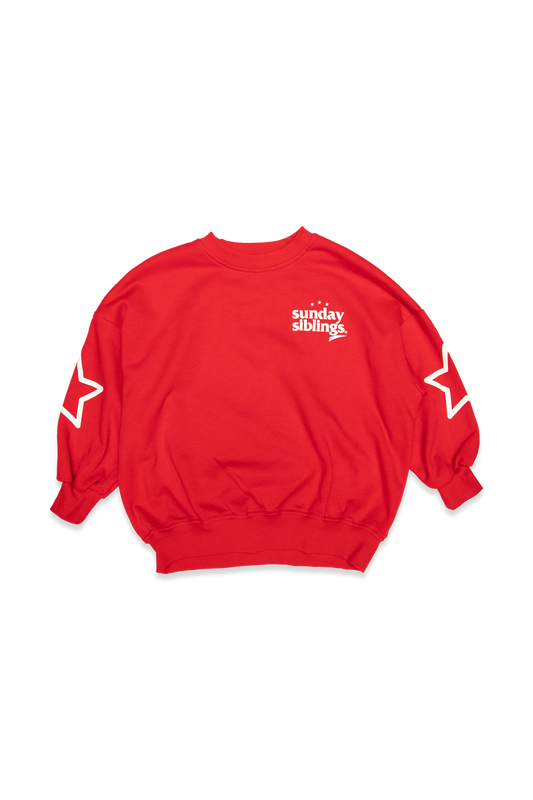 Siblings Set - Red Sweater