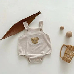 Wow Summer Bear Dungarees