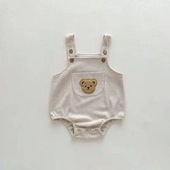 Wow Summer Bear Dungarees